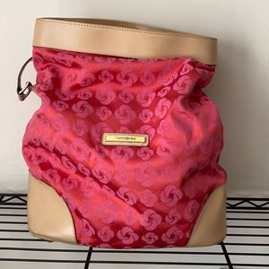 Samsonite pink slouch bag